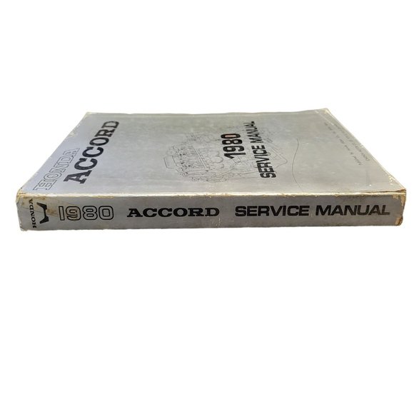 1980 Honda Accord Service Manual Automotive Repair Shop Book First Edition - Picture 3 of 12